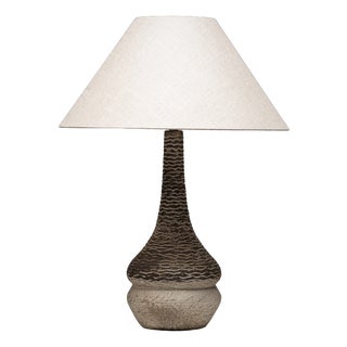 Large Ceramic Table Lamp from Løvemose Keramik, Denmark, 1960s For Sale