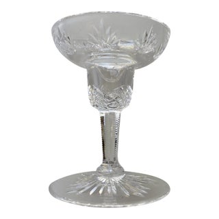 Vintage 1990s Wedgwood Crystal "Majesty" Pattern Candlestick For Sale