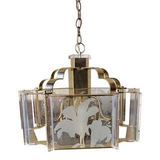 1980’s Fredrick Ramond Hollywood Regency Chandelier For Sale