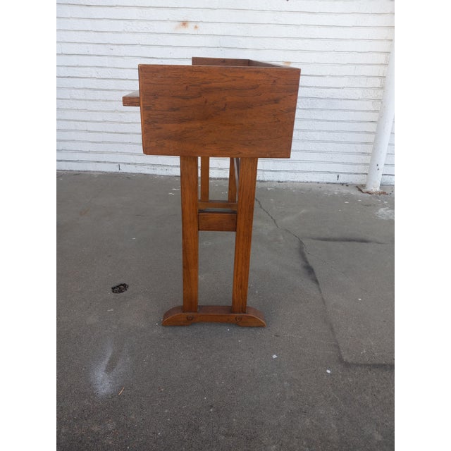 Late 20th Century Late 20th Century Mid Century Table Desk Console For Sale - Image 5 of 5