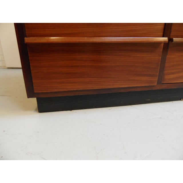 Maroon Vintage Dutch Mahogany Shop Filing Cabinet with 24 Drawers, 1930s For Sale - Image 8 of 13