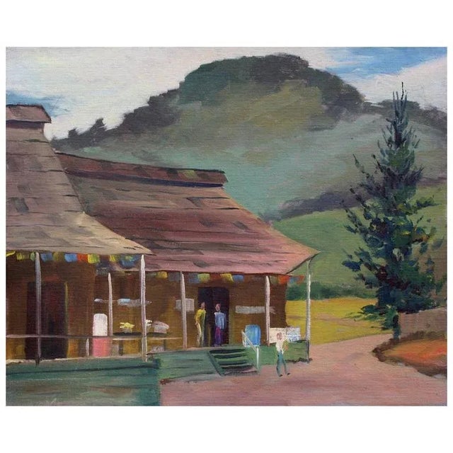 "The Apple Barn" Painting For Sale - Image 5 of 5
