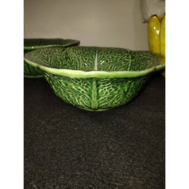 Great pair of Cabbage Serving Bowls By Olfaire Portugal from the 70s. Nice generous size. Food always looks so attractive...