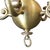 Brass 1990s English Georgian Style Heavy Brass 5 Arm Electric Chandelier For Sale - Image 8 of 8