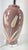 1980s Mid Century Modern Fuchsia Pink Tulip Ceramic & Lucite Table Lamp For Sale - Image 11 of 12