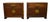Baker Furniture Company Mid 20th Century Pair Baker Michael Taylor Side Tables For Sale - Image 4 of 11