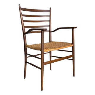 Beech Armchair Attributed to Chiavari; Italy, 1950s For Sale