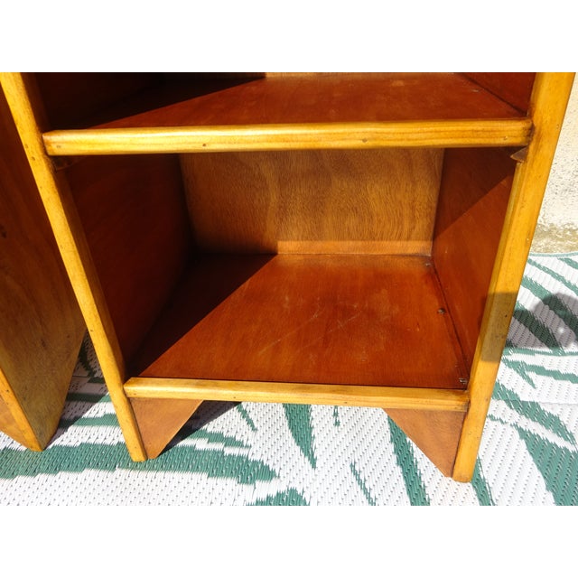 Light Wood Bedside Tables with Top Edges, 1990s, Set of 2 For Sale - Image 10 of 18