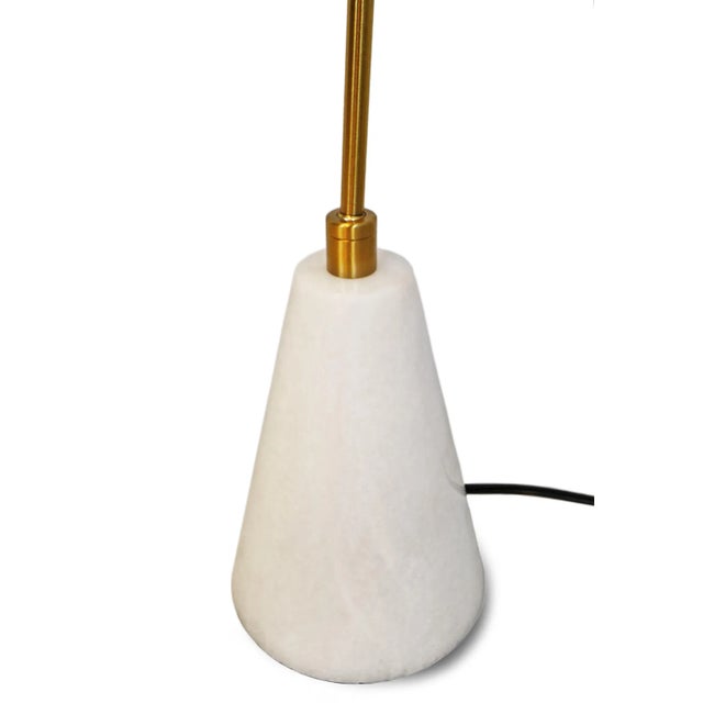 Marble Cone Table Lamp For Sale - Image 4 of 9
