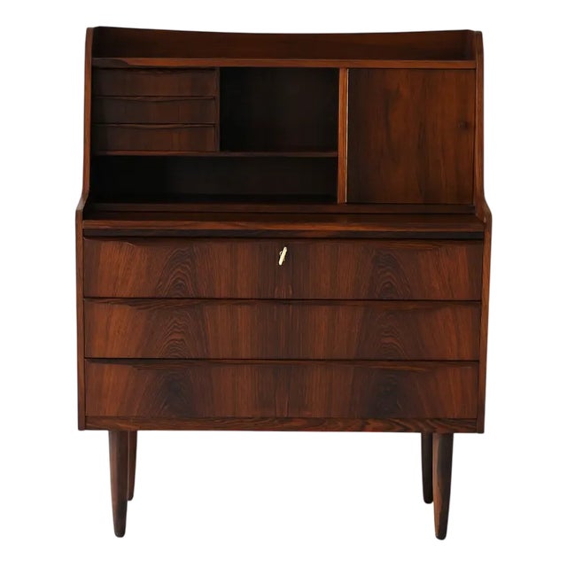 Vintage Scandinavian Secretaire in Rosewood, 1960s For Sale