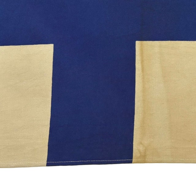 Rustic Small Vintage Cotton Flag of Finland For Sale - Image 3 of 5