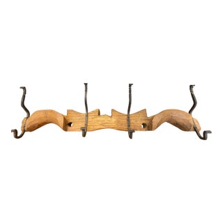 1940s Rustic Southwestern Coat Rack For Sale