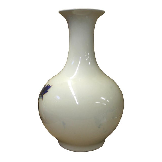 Chinese White Porcelain Flower Vase Chairish