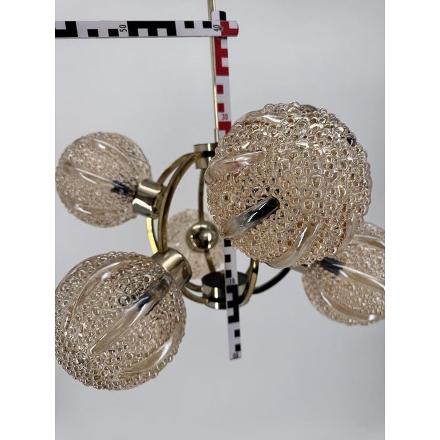 Space Age Brass Ceiling Lamp by Richard Essig, 1970s For Sale - Image 17 of 18