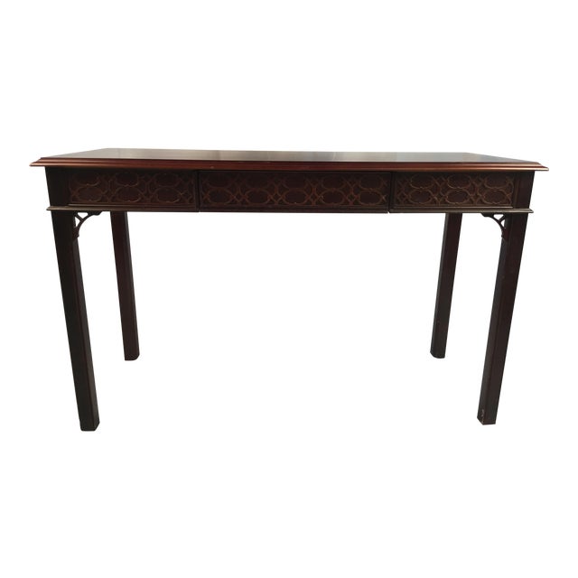 1980s Chippendale Drexel Console For Sale