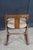 1970s 1970s Drexel Heritage Mid Century Modern Distressed Walnut Campaign Style Arm Chair For Sale - Image 5 of 13
