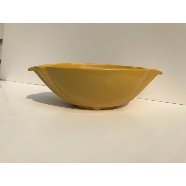 Vintage Frankoma Sunflower Yellow Flower Bowl For Sale - Image 11 of 12
