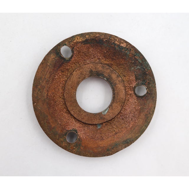 Vintage Passage Traditional Brass & Steel Door Knob Set For Sale - Image 11 of 11