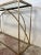 Late 20th Century Vintage Mr Brown London Gilded Forged Iron Ellipse Console For Sale - Image 5 of 6