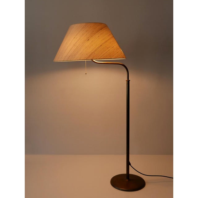 Vintage telescopic and rotating floor lamp or reading light. Adjustable in vertically and horizontally. Designed &...