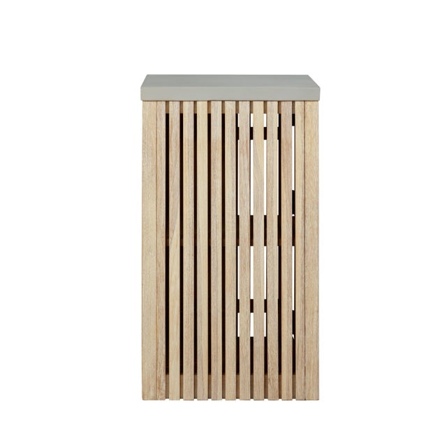 Eclipse Outdoor Solid Teak Natural Look Wood Cabinet - Outdoor For Sale In Chicago - Image 6 of 12