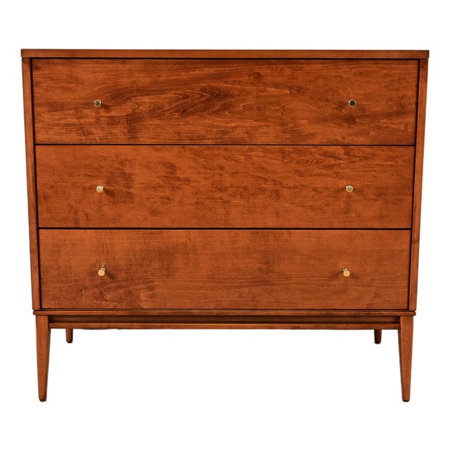 Paul McCobb Planner Group Solid Birch Dresser or Chest of Drawers, Newly Refinished For Sale