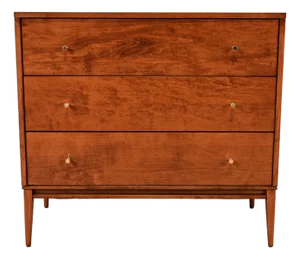 Paul McCobb Planner Group Solid Birch Dresser or Chest of Drawers, Newly Refinished