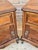 French Louis XV Style Walnut & Marquetry Bedside Tables, Set of 2 For Sale - Image 3 of 12
