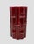 Mid-Century Modern 1950’s Red Wing Usa Burgundy Bamboo Ceramic 7.5” Tall Vase #400 Light Grey Interior For Sale - Image 3 of 12