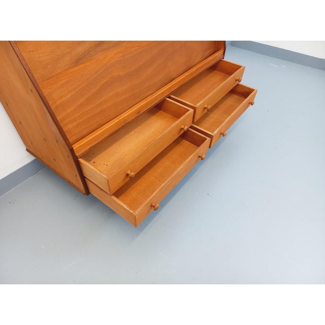 1960s Vintage Wooden Bookcase, 1960s For Sale - Image 5 of 18