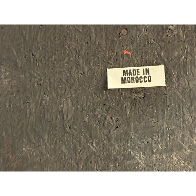 Vintage Painted Wood Moroccan Corner Wall Shelves- a Pair For Sale - Image 11 of 12