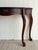 Vintage Mahogany Demi-Lune Entryway Table For Sale - Image 12 of 15