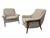 Mid-Century Modern Mid-Century Modern Kroehler Avant Walnut Upholstered Arm Chairs - Set of 2 For Sale - Image 3 of 7