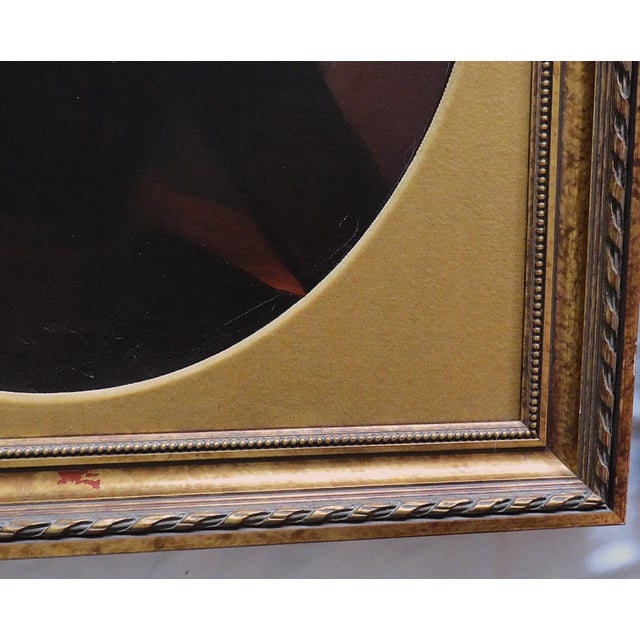 Pair of 19th C. Oil Portrait Paintings of Husband & Wife With Provenance Antique Victorian American School For Sale In Providence - Image 6 of 8