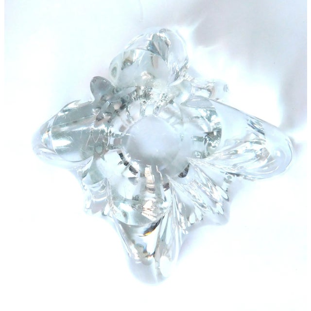 Mid Century French Cristalleries De Baccarat Signed Crystal Bowl, Ashtray For Sale - Image 9 of 12