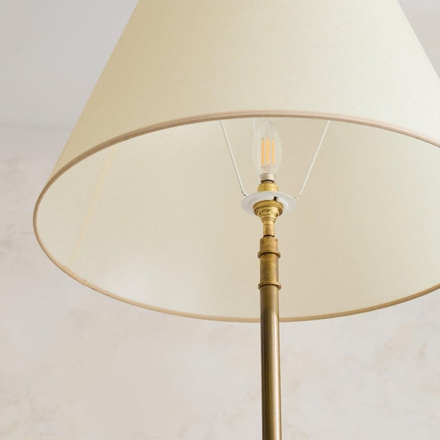 Italian Brass Tripod Floor Lamp by Riccardo Scarpa, 1960s For Sale - Image 4 of 9