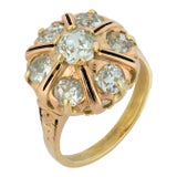 19th Century Victorian 2.00 Carat Old European Cut Diamond 14k Yellow Gold Ring, Size 6.5 For Sale