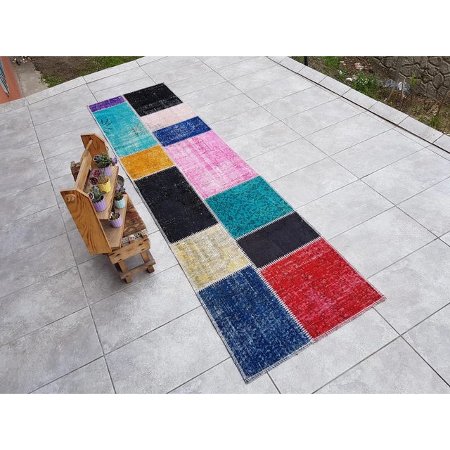 Vintage Anatolian Runner Rug For Sale - Image 10 of 10