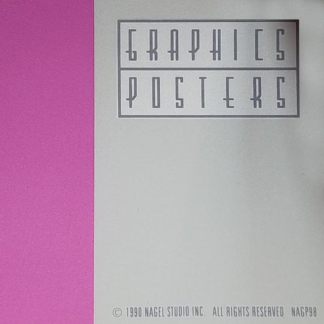 Splash Art Poster by Patrick Nagel, 1990s For Sale - Image 6 of 7