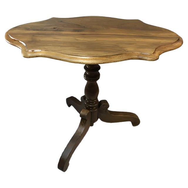 Louis Philippe Tripod Side Table For Sale