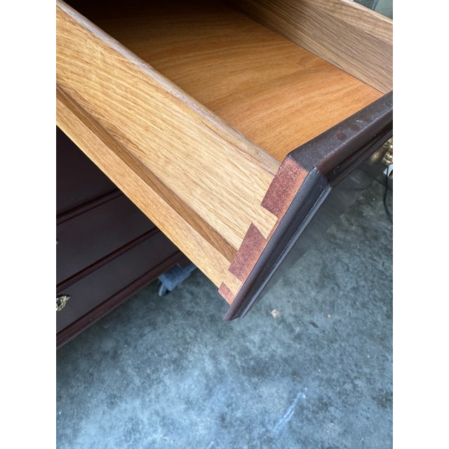 1990s Stickley Georgian Mahogany Secretary Desk For Sale - Image 15 of 17