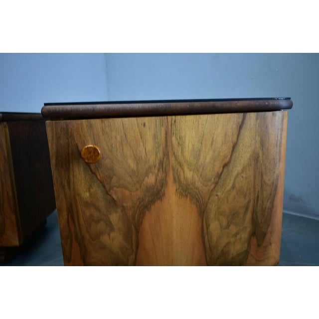 Art Deco Bedside Tables, Czechoslovakia, 1932, Set of 2 For Sale - Image 16 of 18