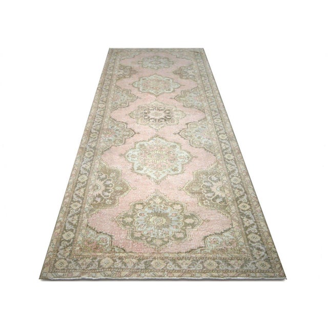 1960s 1960s Turkish Oushak Rug For Sale - Image 5 of 6