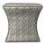 Bernhardt Interiors Modern Faux Snake Skin Ottoman For Sale