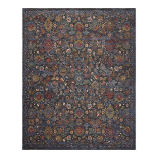 Loloi Winchester Sapphire / Multi 10'-0" x 10'-0" Square Area Rug For Sale