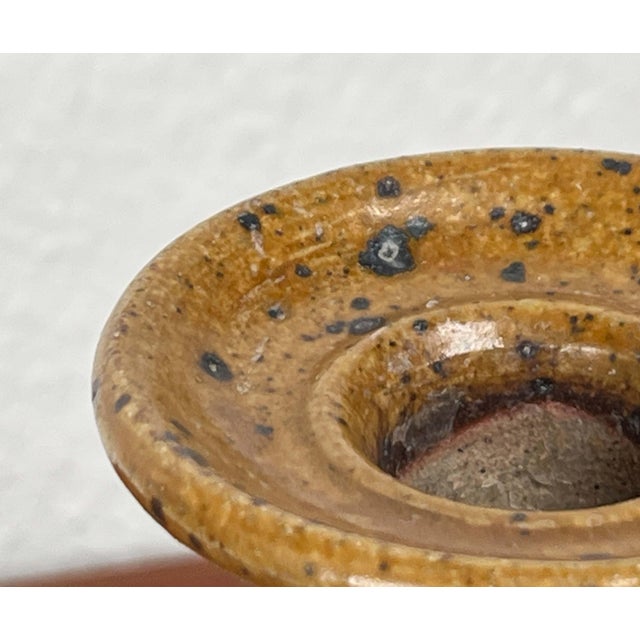 Mid-Century Modern Danish Studio Pottery Candleholders by Tue Poulsen for Tue Keramik, 1960s, Set of 2 For Sale - Image 9 of 18