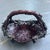 Antique Japanese woven bamboo ikebana basket. Some breakage on the handle and small stains throughout. Some cracks on...