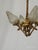Antique Darling 4 Arm 4 Light Glowing Ribbons and Bows Flame Torch Chandelier For Sale - Image 4 of 17