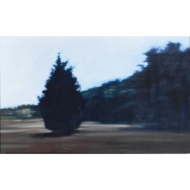 (North Carolina/Massachusetts, born 1965) Landscape, 1999, unsigned, oil on canvas, 33 x 53 in.; gilt wood frame, 41-1/4 x...