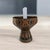 Mid Century Modern Italian Pottery Vessel Candle Holder For Sale - Image 11 of 12